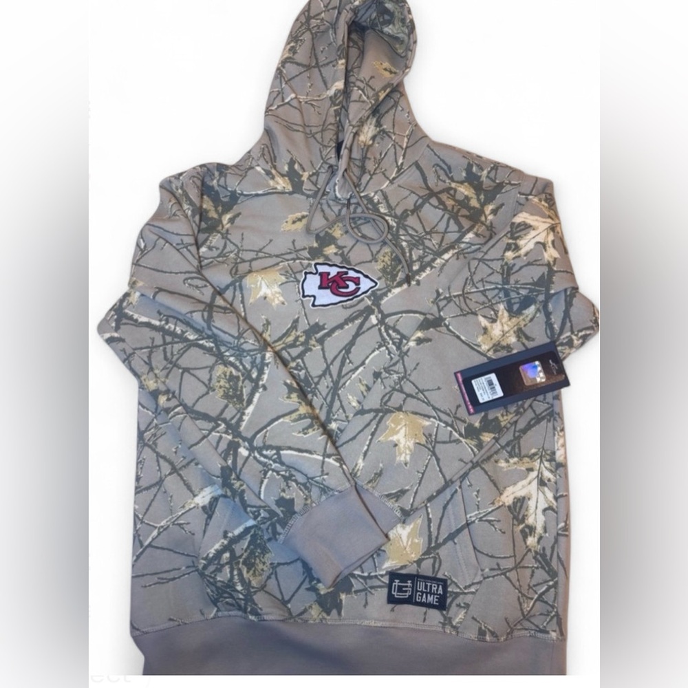 NFL Kansas City Chiefs Camouflage Hoodie with Logo